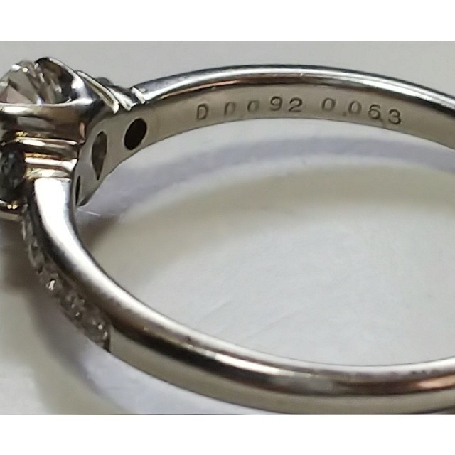 CREAM様専用です   リング  Pt950  ダイヤモンド ネックレス付き レディースのアクセサリー(リング(指輪))の商品写真