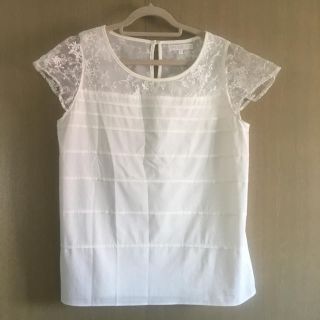 プロポーションボディドレッシング(PROPORTION BODY DRESSING)のプロポーション ボディドレッシング フラワー刺繍カットソー(カットソー(半袖/袖なし))