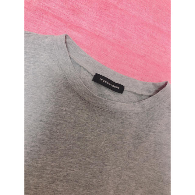 QUEENS COURT(クイーンズコート)のクイーンズコート ✴︎レースＴシャツ レディースのトップス(Tシャツ(半袖/袖なし))の商品写真