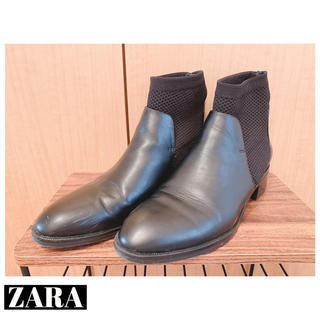 ザラ(ZARA)の【ZARA】ソックスブーツ【送料無料】(ブーツ)