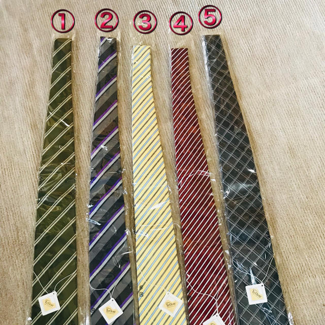 日本製ネクタイ 5本セットまとめ売り