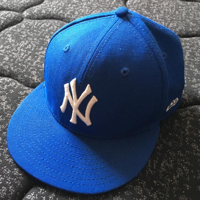 NEW ERA - ニューエラニューヨークヤンキースキャップ青ブルーワーク