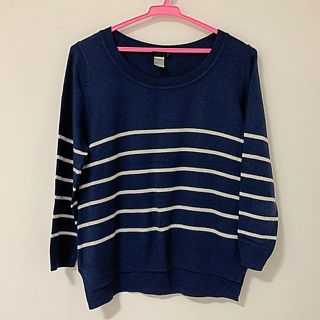 エイチアンドエム(H&M)のH&M ボーダーニット(ニット/セーター)