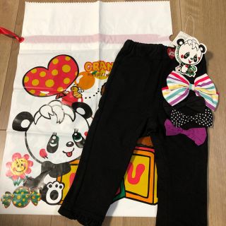 グラグラ(GrandGround)のGrandGround  パンツ黒  size100(パンツ/スパッツ)