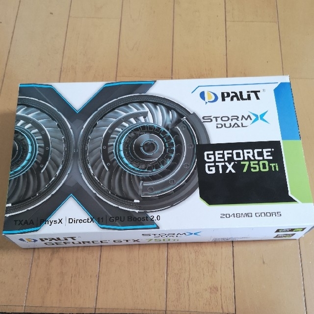 PCパーツPalit GEFORCE GTX 750Ti 品【初期動作保証付き】