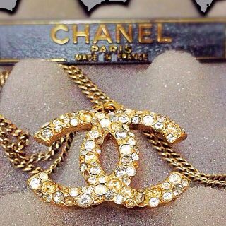 シャネル(CHANEL)の値下げシャネルネックレス ラインストーン(ネックレス)