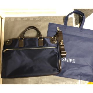 シップス(SHIPS)のSHIPS ビジネスバッグ ネイビー(ビジネスバッグ)