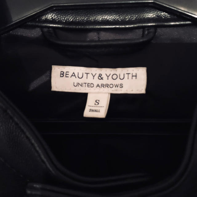 BEAUTY&YOUTH UNITED ARROWS(ビューティアンドユースユナイテッドアローズ)の美品　BEAUTY&YOUTH UNITED ARROWS ライダースジャケット メンズのジャケット/アウター(ライダースジャケット)の商品写真