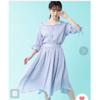 ジルバイジルスチュアート(JILL by JILLSTUART)の★試着のみ美品★カイキンシャツワンピース(ひざ丈ワンピース)