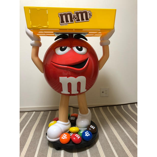 m&m's ディスプレイ   レッド君MampMのmampm