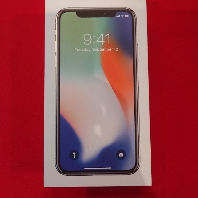 iPhone(アイフォーン)の【てぃか様専用】未使用SIMフリー端末☆iPhoneX 利用制限○ スマホ/家電/カメラのスマートフォン/携帯電話(携帯電話本体)の商品写真