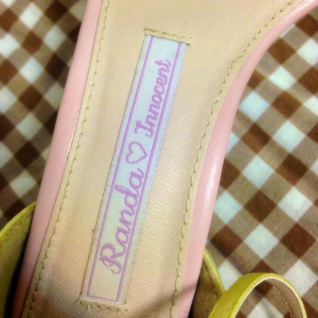 RANDA(ランダ)のRANDA オーガンジーリボンサンダル レディースの靴/シューズ(サンダル)の商品写真