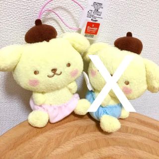 ポムポムプリン(ポムポムプリン)のポムポムプリン ベイビー エンジェル ぬいぐるみ ピンク(ぬいぐるみ)