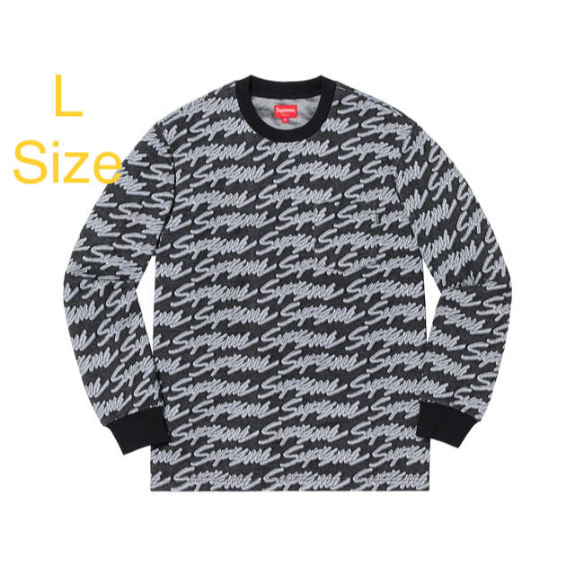 Supreme Signature Logo L/S Pocket Tee-