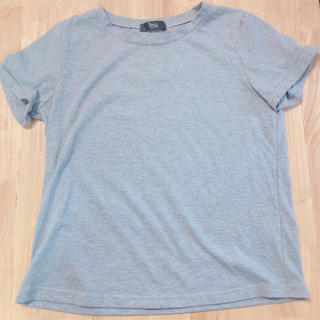 ニッセン(ニッセン)の重ね着にも便利な無地ロールアップTシャツ(Tシャツ(半袖/袖なし))