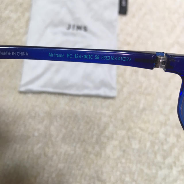 JINS(ジンズ)の新品未使用☆Jins ブルーライトカットメガネ レディースのファッション小物(サングラス/メガネ)の商品写真