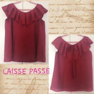 レッセパッセ(LAISSE PASSE)のレッセ♡ビタミンカラーフリルブラウス(シャツ/ブラウス(半袖/袖なし))