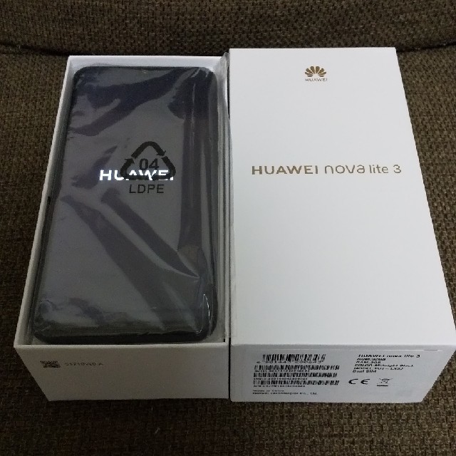 HUAWEI NOVA lite 3 SIMフリー スマホ/家電/カメラのスマートフォン/携帯電話(スマートフォン本体)の商品写真