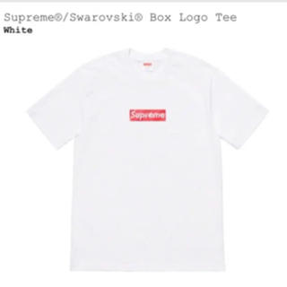 シュプリーム(Supreme)のsupreme swarovski box logo tee 25周年(Tシャツ/カットソー(半袖/袖なし))