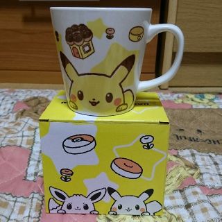 ポケモン(ポケモン)の非売品♡ミスタードーナツ ピカチュウ イーブイ マグカップ ミスド コラボ(ノベルティグッズ)