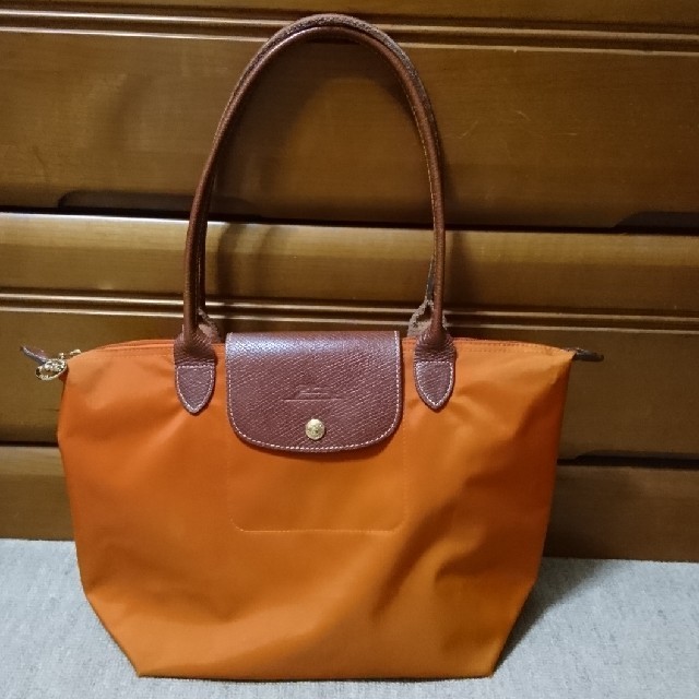 LONGCHAMP - 【USED】ロンシャン トートバッグ プリアージュ M オレンジカラーの通販 by dorlis 's shop