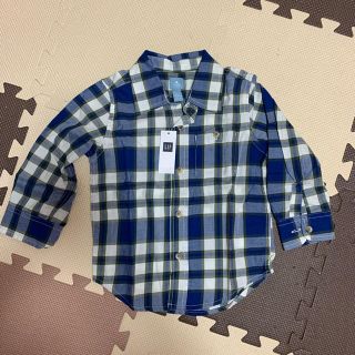 ギャップ(GAP)のGAP ギャップ 未使用 チェック シャツ キッズ 子供 100センチ(ジャケット/上着)