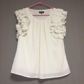 リッチミーニューヨーク(Riccimie New York)のリッチミーニューヨーク♡袖フリルトップス(シャツ/ブラウス(半袖/袖なし))