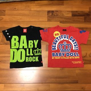 ベビードール(BABYDOLL)のベビードール・Tシャツ  2枚セット  80(Ｔシャツ)