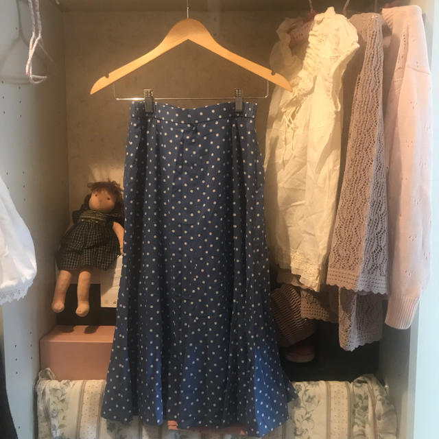 us vintage dot skirt.