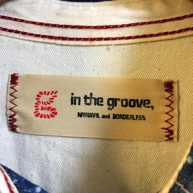 in the groove(インザグルーヴ)のインザグルーヴ デニムワンピース レディースのワンピース(ひざ丈ワンピース)の商品写真