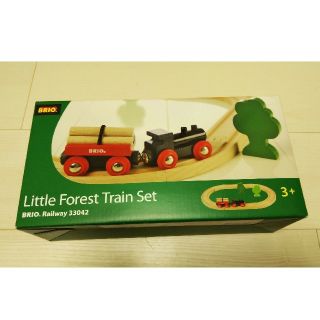 ブリオ(BRIO)の未使用　ブリオBRIO little forest train set(電車のおもちゃ/車)