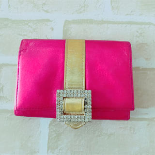 アッシュアンドダイアモンド(ASH&DIAMONDS)のアッシュ&ダイアモンド 二つ折り財布♡パッションピンク(財布)
