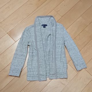 ギャップキッズ(GAP Kids)の美品ギャップGAP長袖カーディガングレー女の子110㎝(カーディガン)