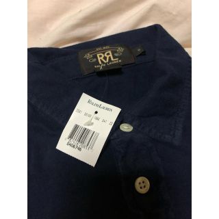 ダブルアールエル(RRL)の新品・未使用 RRL ポロシャツ NAVY ネイビー Sサイズ(ポロシャツ)