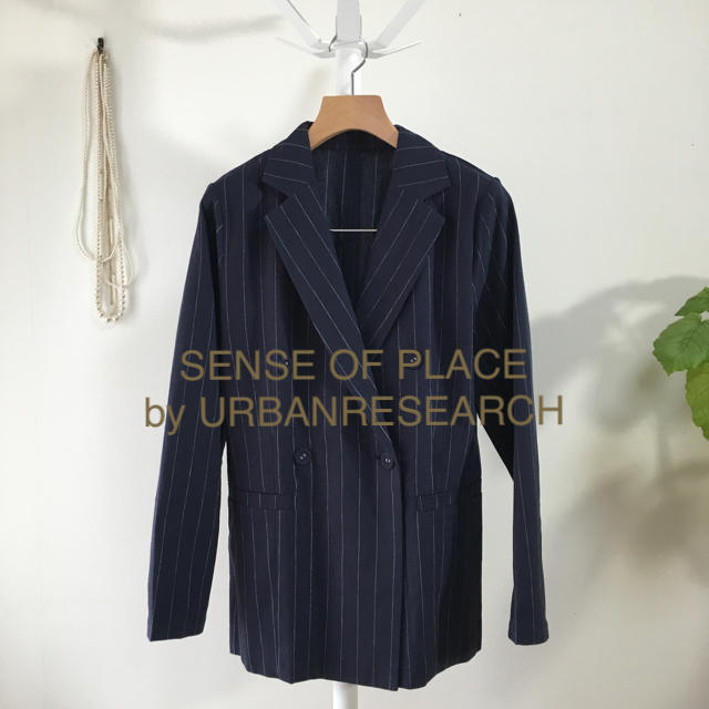 SENSE OF PLACE by URBAN RESEARCH(センスオブプレイスバイアーバンリサーチ)の新品 URBANRESEARCH リネンジャケット 定価7,452円 レディースのジャケット/アウター(テーラードジャケット)の商品写真