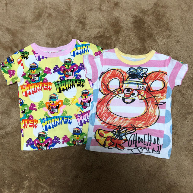 JAM(ジャム)のJAM Tシャツ 2枚セット 120&110cm♪ キッズ/ベビー/マタニティのキッズ服男の子用(90cm~)(その他)の商品写真