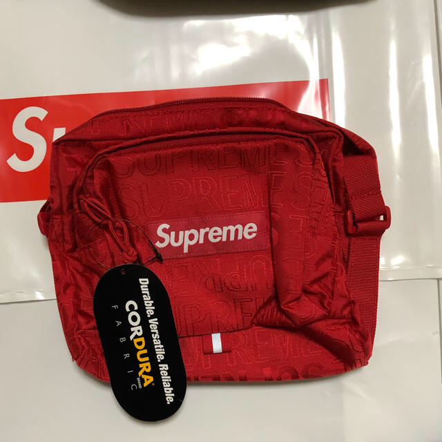 【送料込REDカラー】supreme2019ss  shoulder bag