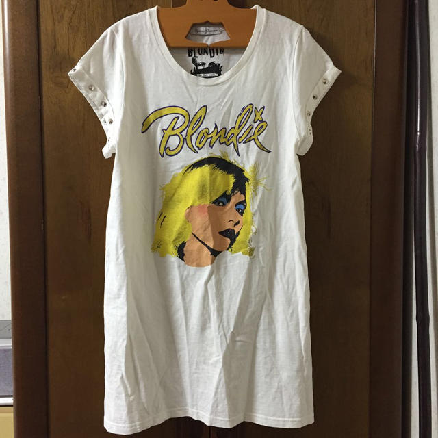 HYSTERIC GLAMOUR(ヒステリックグラマー)のBLONDIE Ｔシャツワンピース レディースのワンピース(ミニワンピース)の商品写真