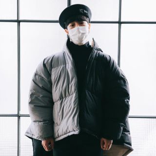 バレンシアガ(Balenciaga)のmisterchild リバーシブル ビッグシルエットダウンジャケット(ダウンジャケット)