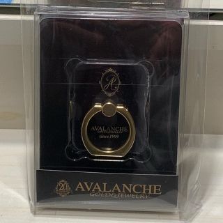 アヴァランチ(AVALANCHE)のアヴァランチ スマホリング  黒 ノベルティ 非売品(その他)