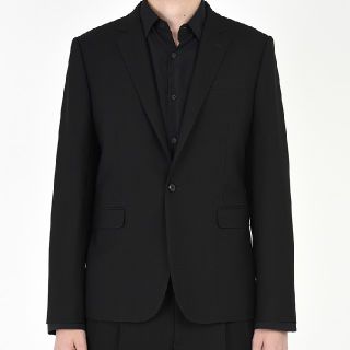 ラッドミュージシャン(LAD MUSICIAN)のLADMUSICIAN定番セットアップ黒1B JACKET/SLIM42(セットアップ)