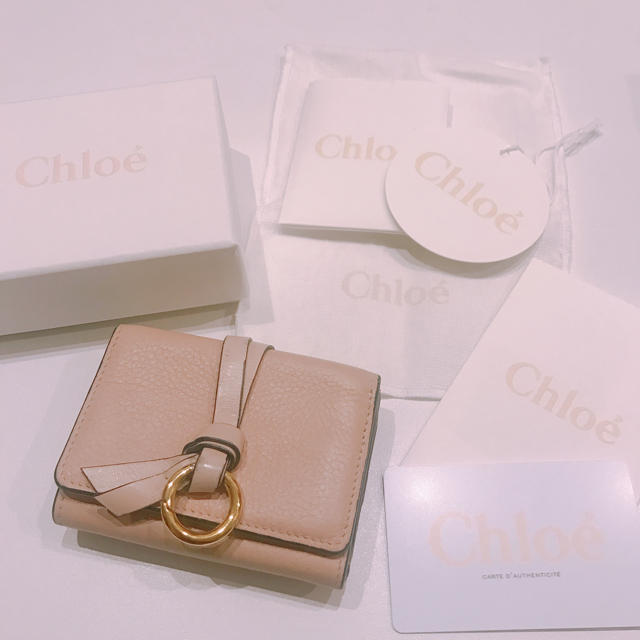 Chloe アルファベット ミニ財布