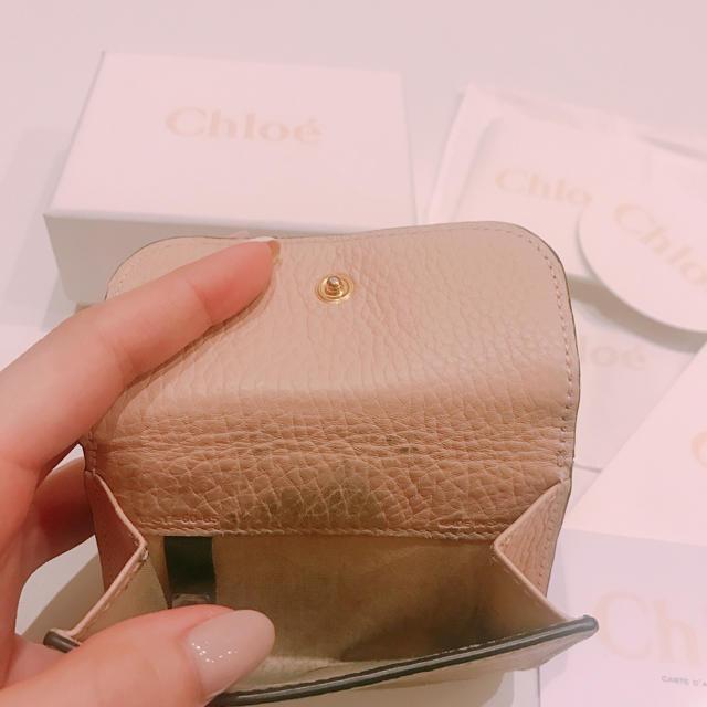 Chloe アルファベット ミニ財布