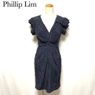 スリーワンフィリップリム(3.1 Phillip Lim)の3.1 Phillip Lim スリーワン フィリップ リム 総柄 ワンピース(ひざ丈ワンピース)