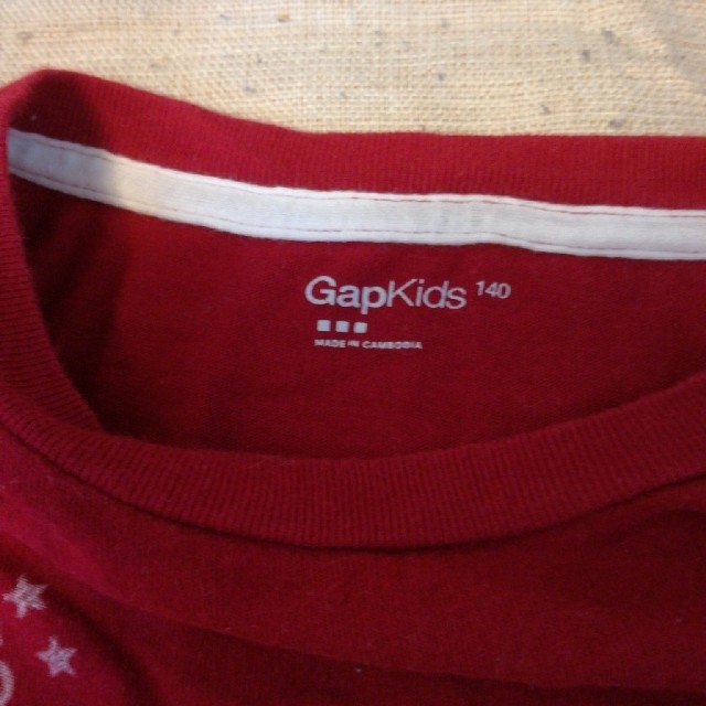 GAP Kids(ギャップキッズ)のロンT140 キッズ/ベビー/マタニティのキッズ服男の子用(90cm~)(Tシャツ/カットソー)の商品写真