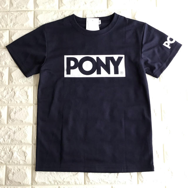 PONY(ポニー)の★【 160 】PONY メッシュ 半袖 Tシャツ紺 キッズ/ベビー/マタニティのキッズ服男の子用(90cm~)(Tシャツ/カットソー)の商品写真