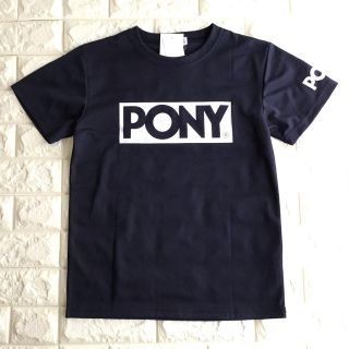 ポニー(PONY)の★【 160 】PONY メッシュ 半袖 Tシャツ紺(Tシャツ/カットソー)