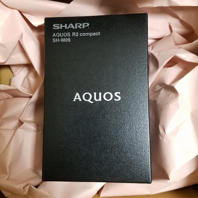 SHARP - 新品未開封 AQUOS R2 compactSH-M09 ピュアブラック