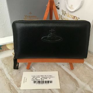 ヴィヴィアンウエストウッド(Vivienne Westwood)の【新品/未使用/正規品】ヴィヴィアン・ウエストウッド/長財布/黒(長財布)