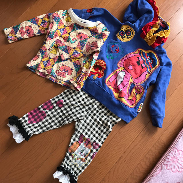 GrandGround(グラグラ)のチェリッチュ まとめ売り キッズ/ベビー/マタニティのキッズ服女の子用(90cm~)(パンツ/スパッツ)の商品写真